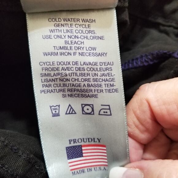 NYDJ Women’s Jeans Black Straight Leg Lift Tuck Jeans Stretch Size 14 - Picture 9 of 10